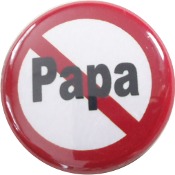 Papa verboten Button